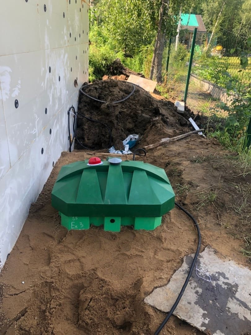 Септик Mezler aqua 7 un, насосная горизонтальная